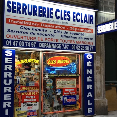 Artisan Serrurier Paris 11 CLÉS-ÉCLAIR (depuis1970)