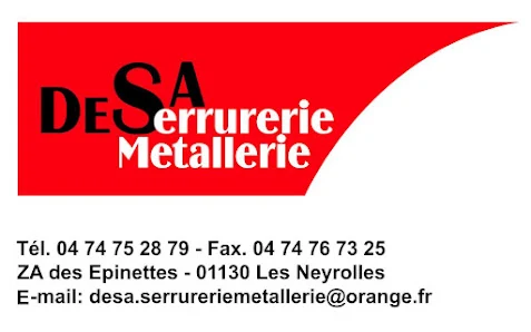 DE SA Serrurerie Metallerie