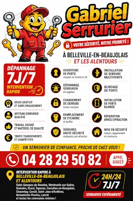 Gabriel Serrurier Belleville en beaujolais urgence