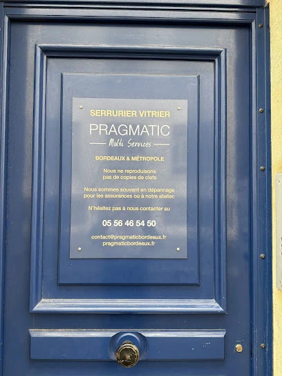 Serrurier Vitrier Pragmatic Multi Services Bordeaux et Métropole